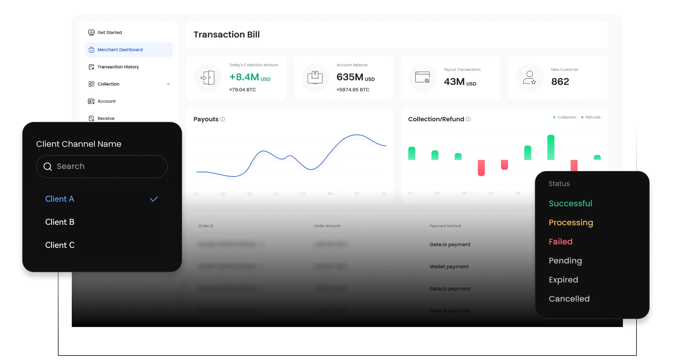 Robust Merchant Dashboard and Subaccount Management